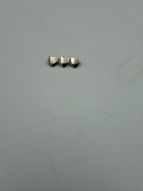 Hans Hansen sølv hjerte broche